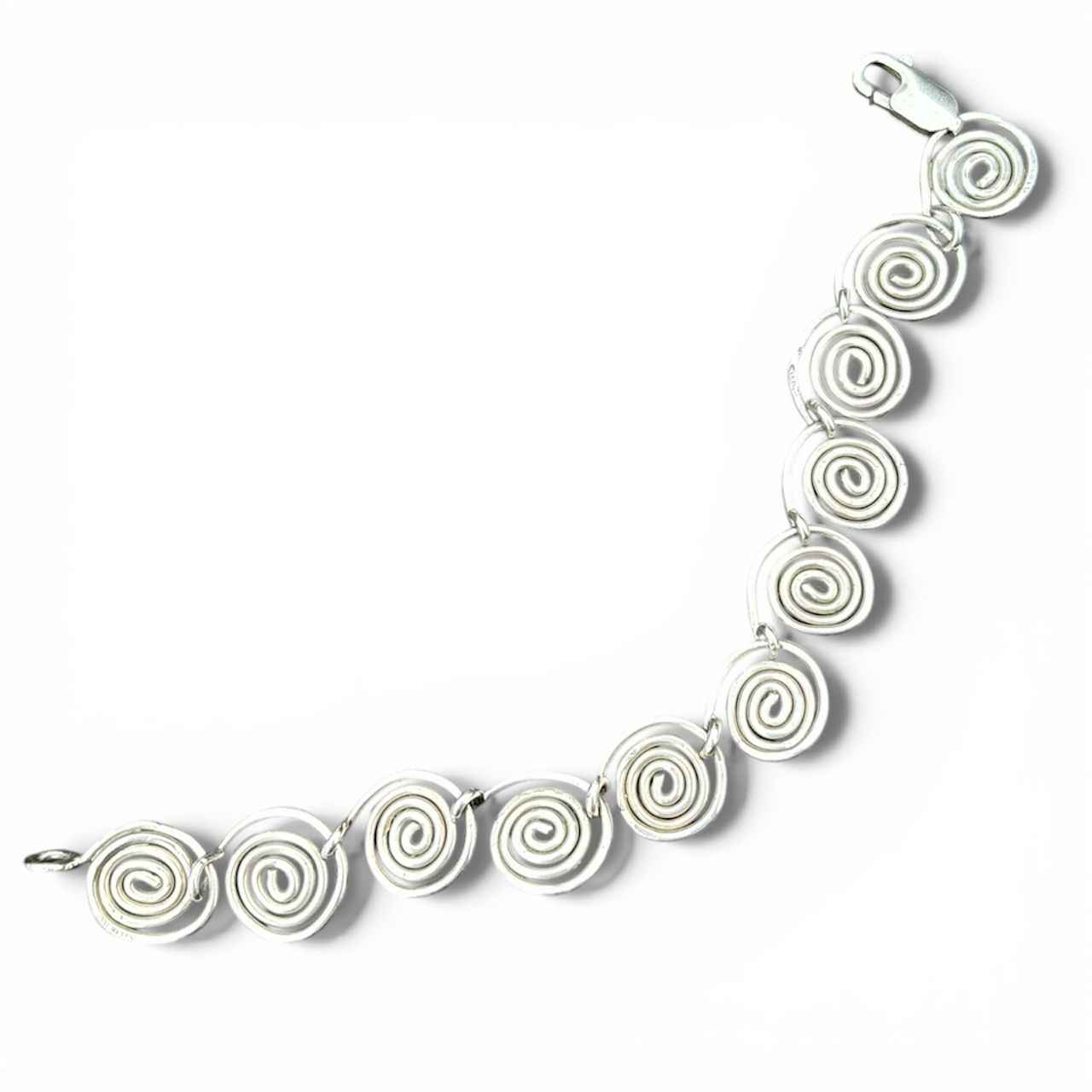 Sterling Handmade Spiral Bracelet