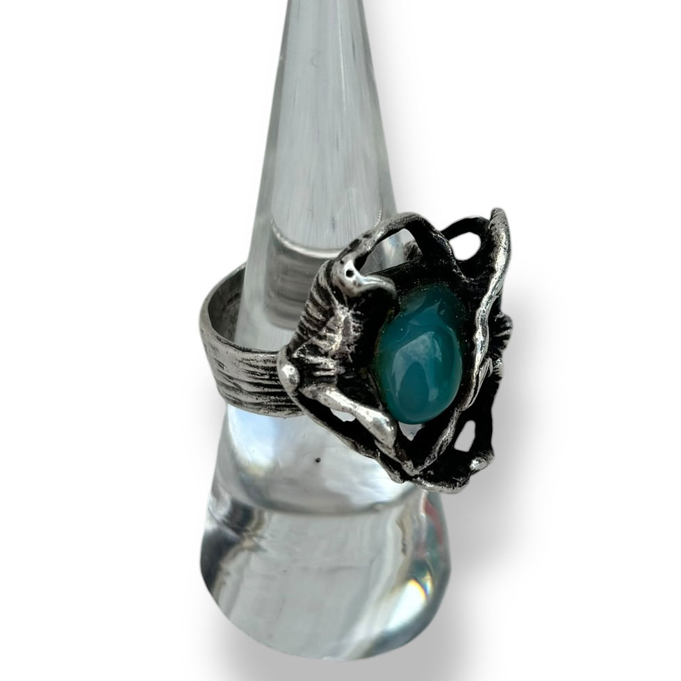 Thumbnail: Large Oversized Brutalist Ring