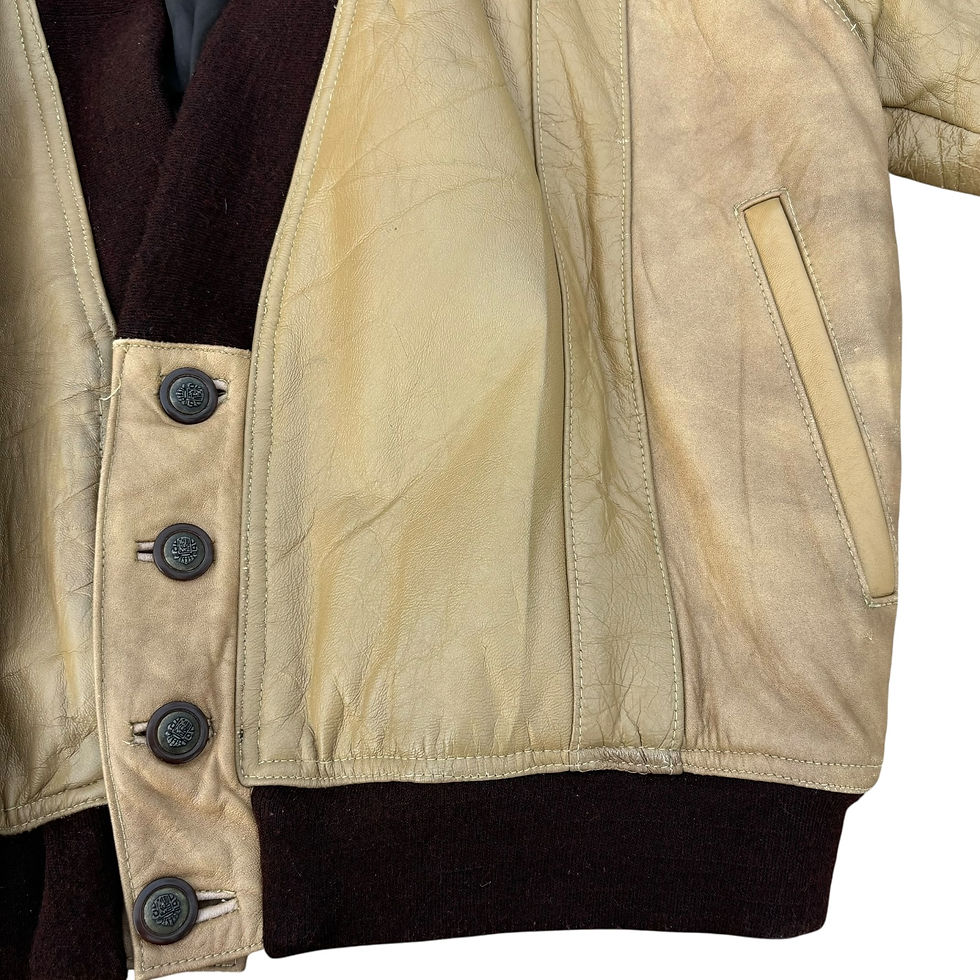 Thumbnail: 1980’s Leather Cardigan 
