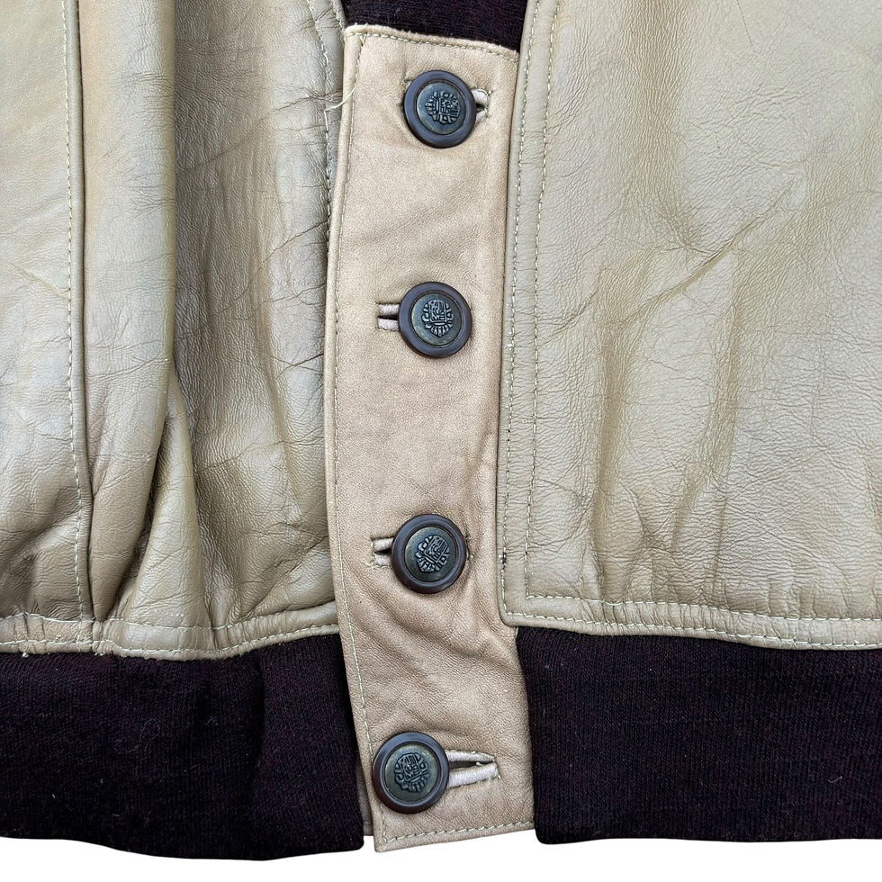 Thumbnail: 1980’s Leather Cardigan 