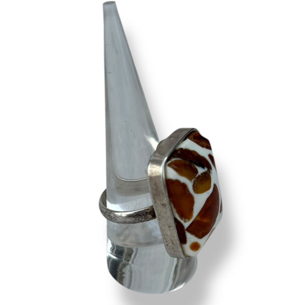 Thumbnail: Amber Patchwork Ring