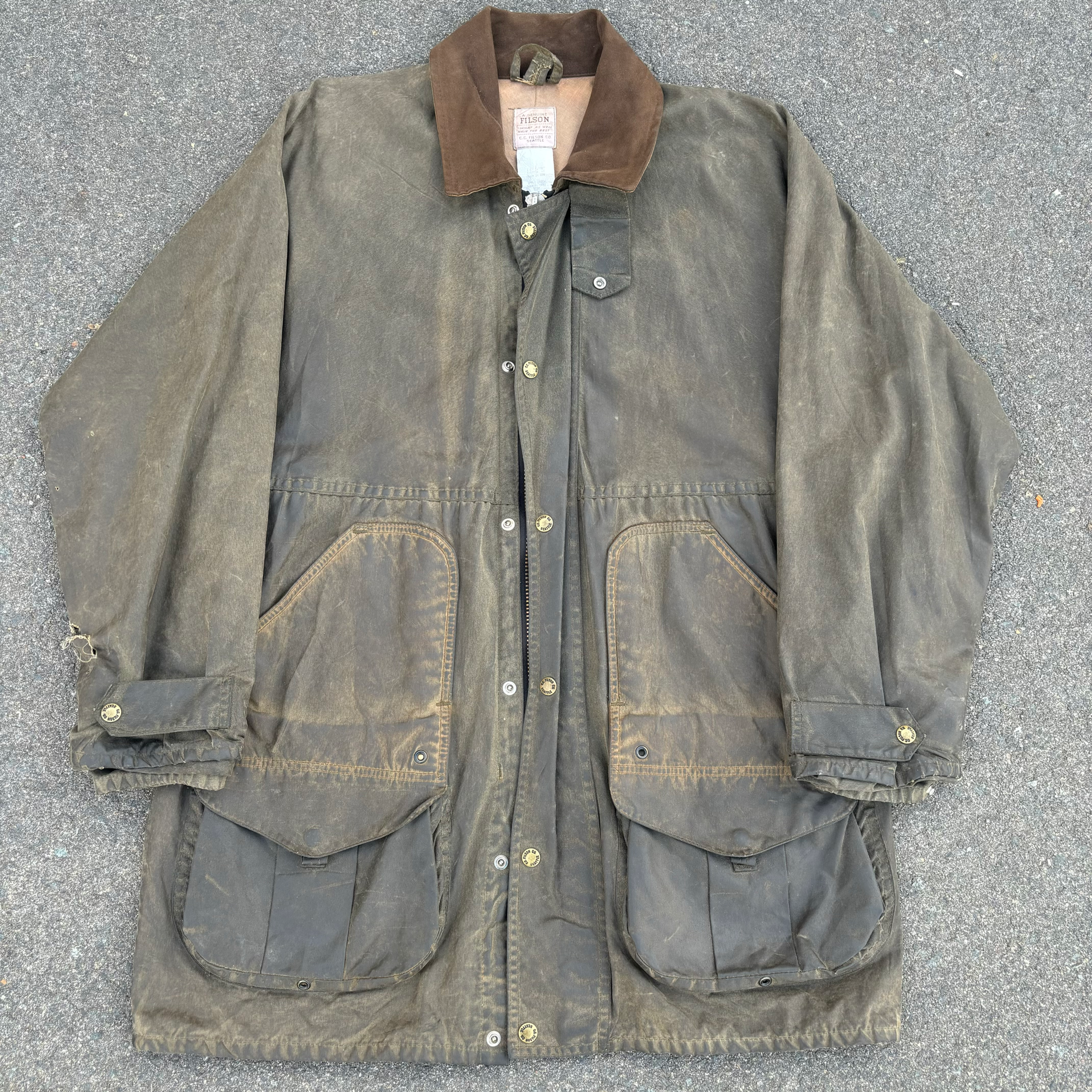 Vintage Filson Waxed Cotton Coat