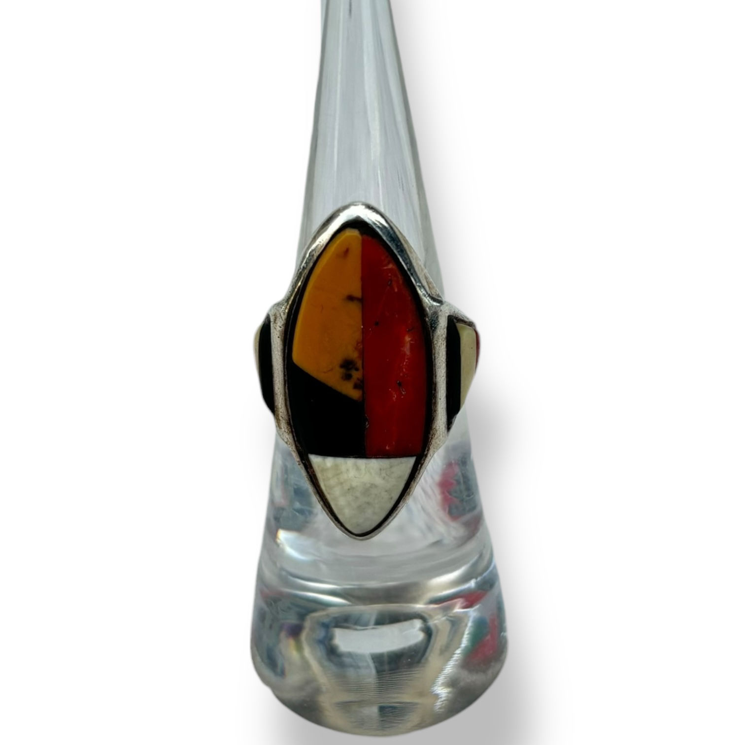 Zuni Multi-stone Inlay Ring