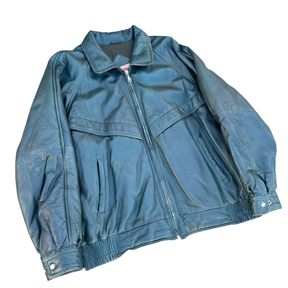 Thumbnail: 1980’s Green Leather Bomber 