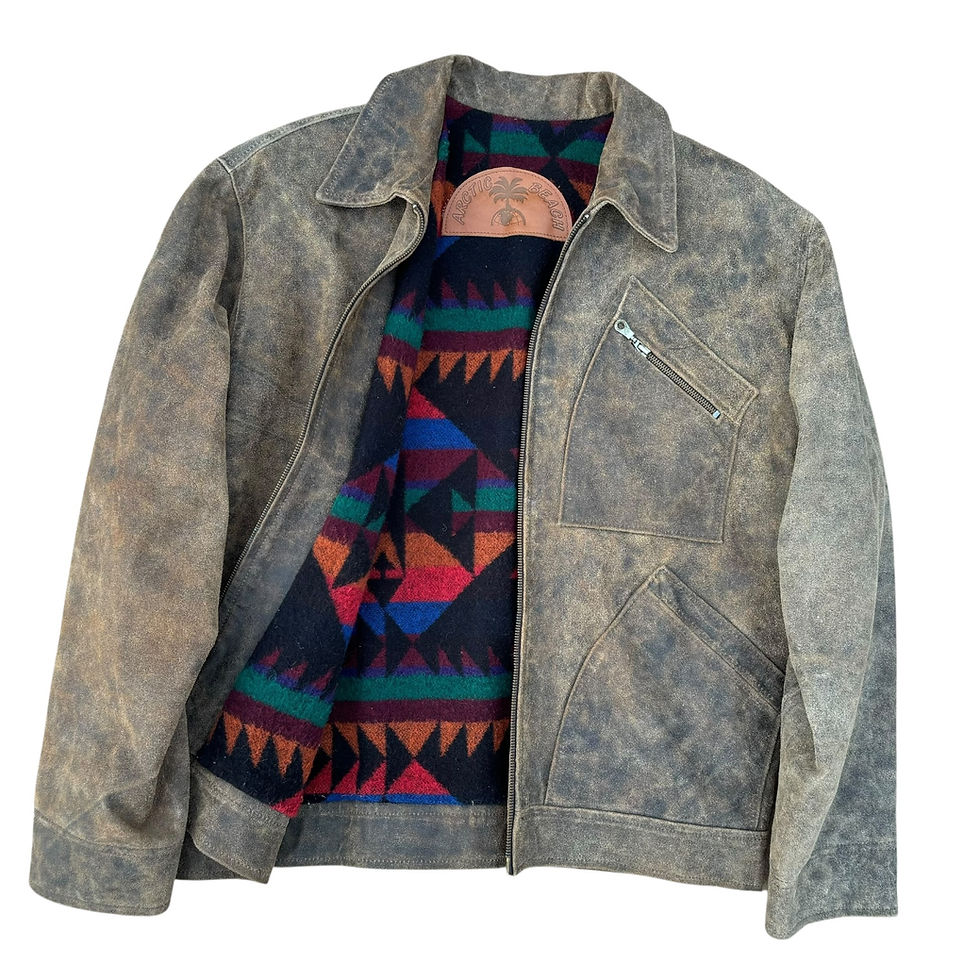 Thumbnail: 1990s Suede Trucker Jacket With Lining  