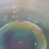 Thumbnail: 16" A-30 Supergrade Bowl Aqua Aura Gold Inside W/ Dolphin Frosted 138087