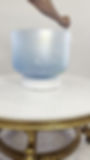 Thumbnail: 16" A-30 Supergrade Bowl Aqua Aura Gold Inside W/ Dolphin Frosted (138087)