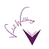 Purple and white v shaped logo, Violet Wellbeing, Holistic Grief Support, Narelle Hayes, at iamlove.com.au
