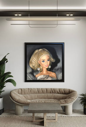 Barbie painting by Viktoria SG