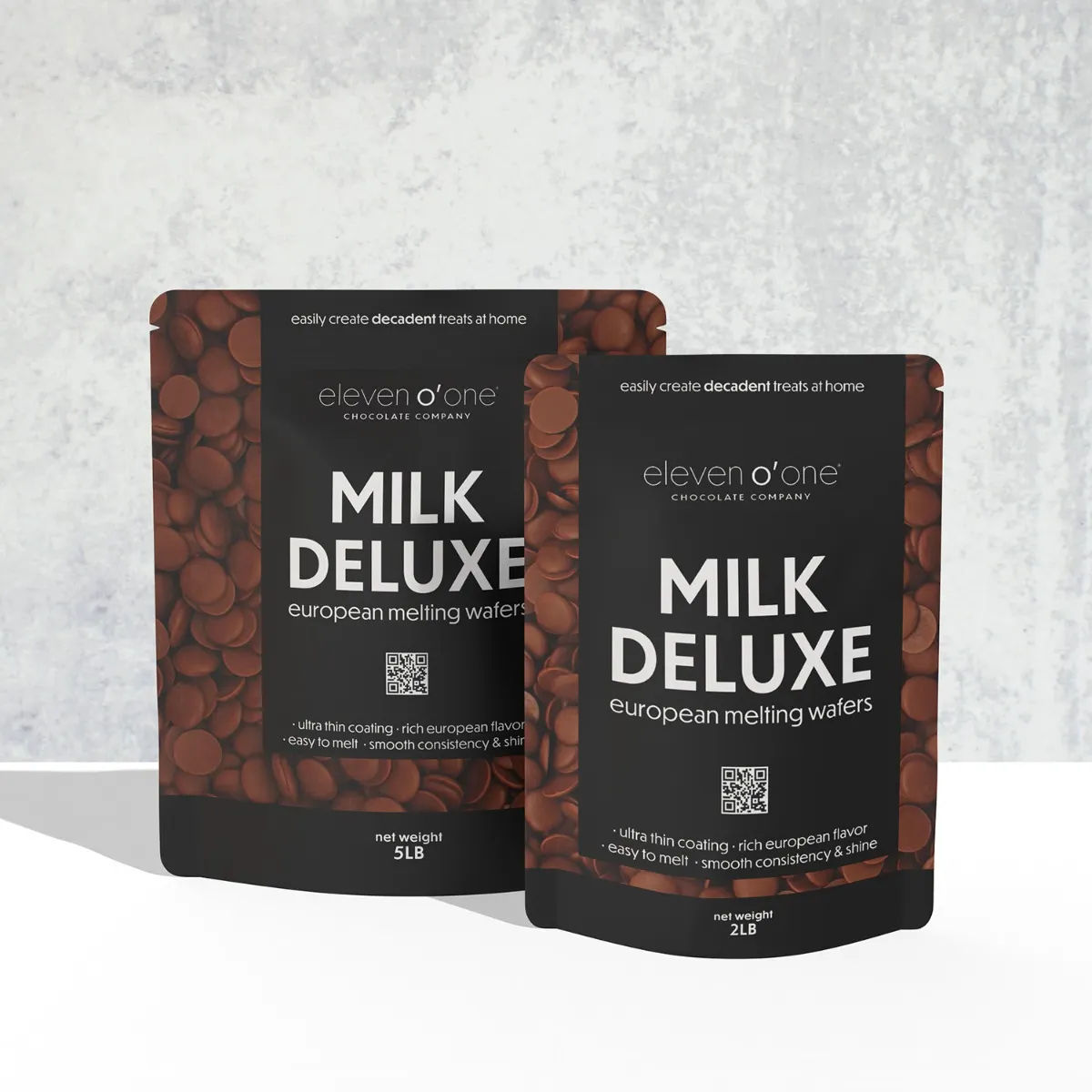 eleven o'one milk deluxe european compound chocolate 2 lb Bag