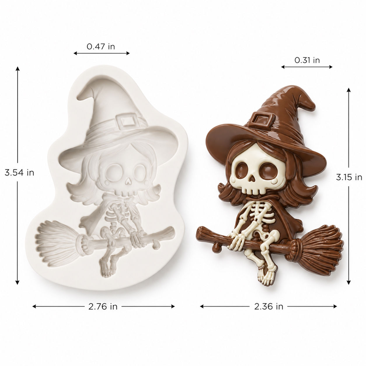 Cute Witch and Broom