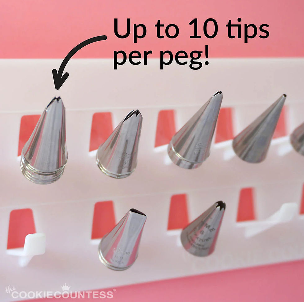 Thumbnail: Pipping Tips Wall Mounted Organizer, the Cookie Countess