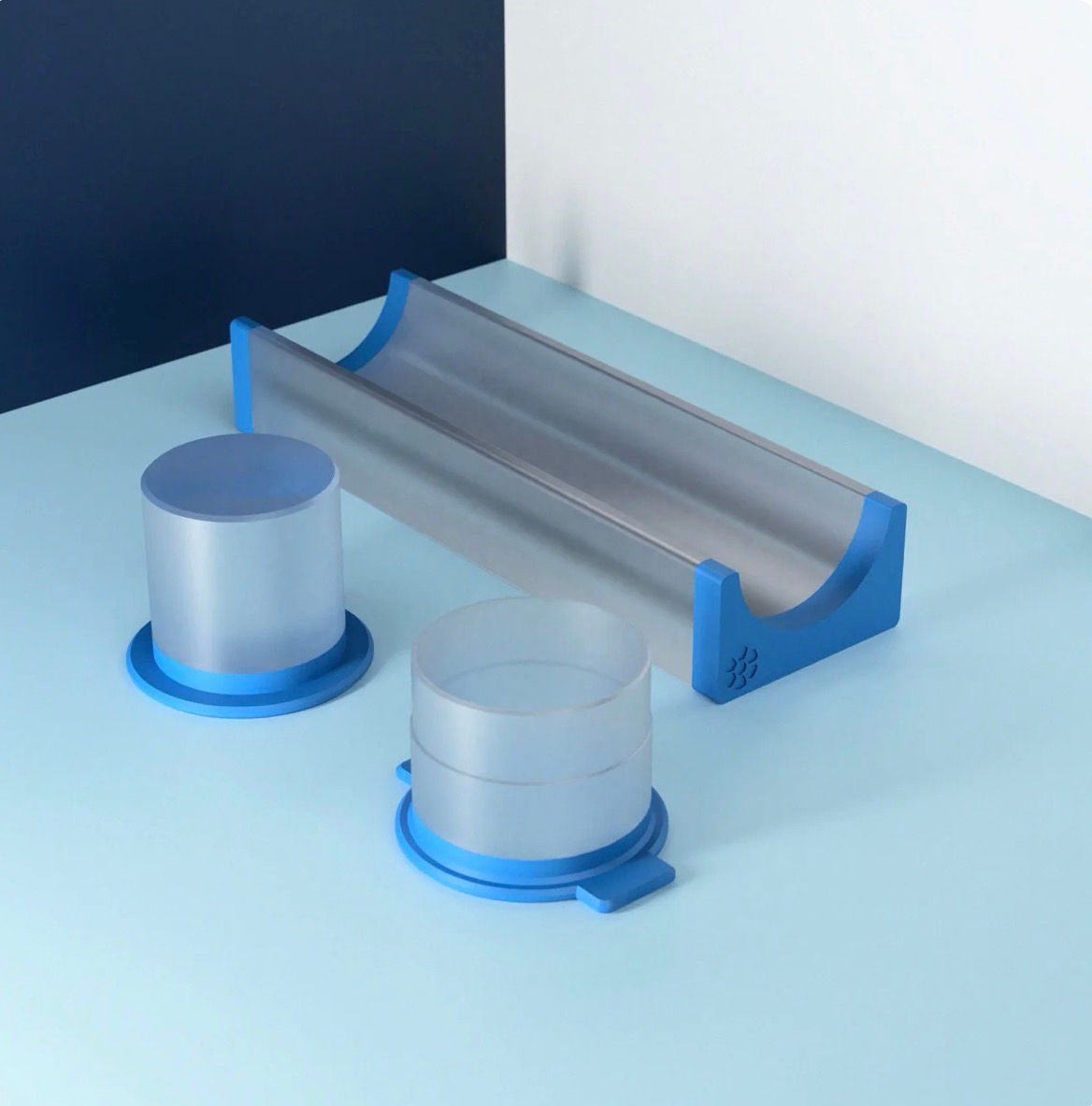 Circle Popper and Tray Set
