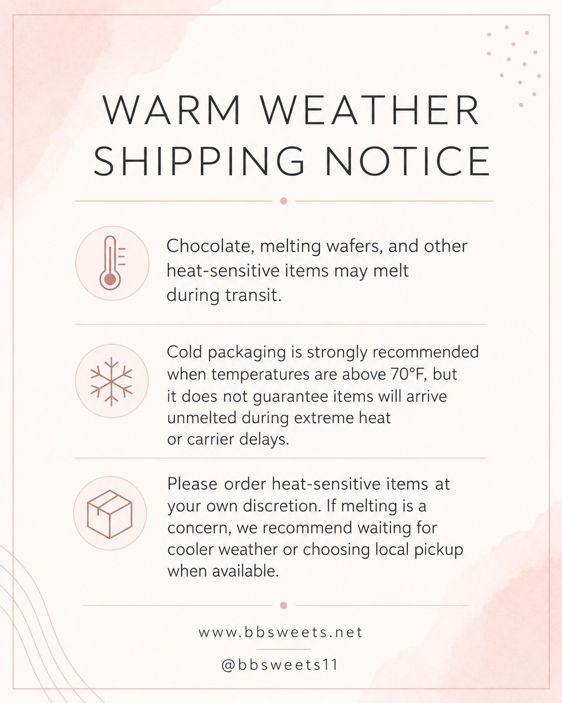 Cold Packaging Add On