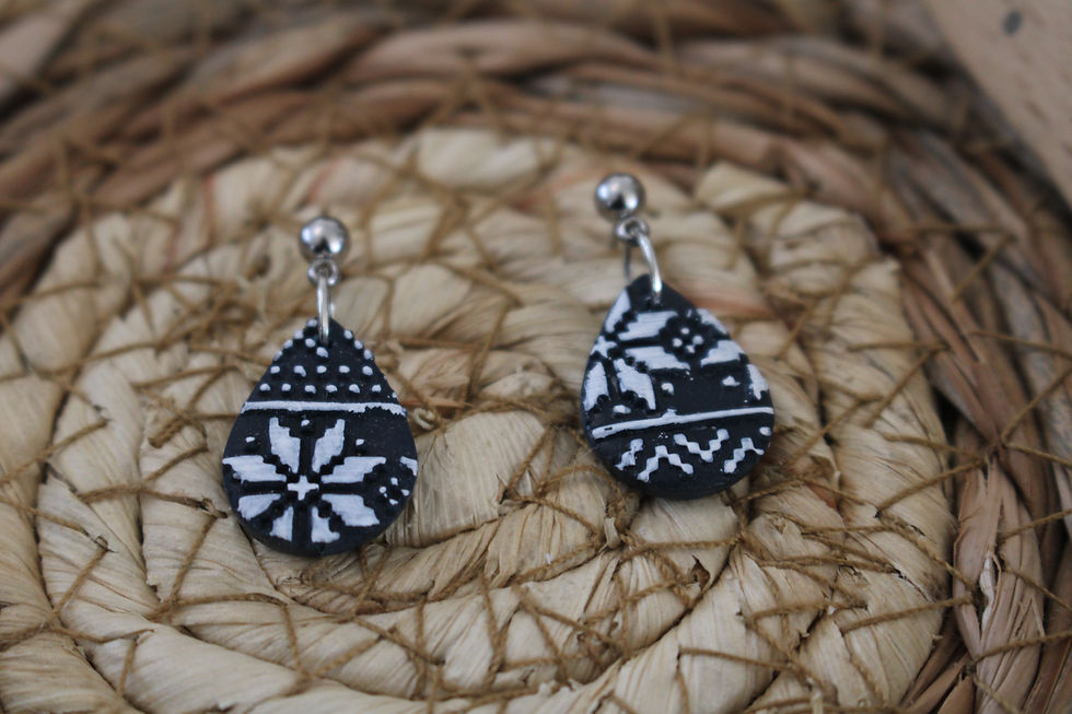 Goutte eau bleu motifs blanc