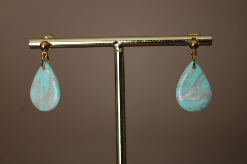 Goutte eau vert menthe