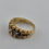 Thumbnail: 18K Yellow Gold Ring with Diamonds and Sapphires