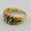 Thumbnail: 18K Yellow Gold Ring with Diamonds and Sapphires