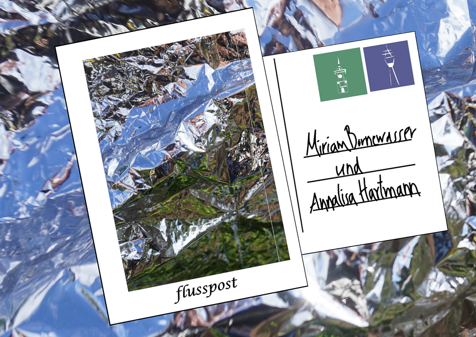 Buchvernissage "flusspost" von Annalisa Hartmann & Miriam Bornewasser