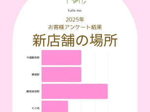 2025年お客様アンケート🌷