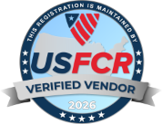 USFCR Verified Vendor Seal for Federal Contracting and SAM Registration