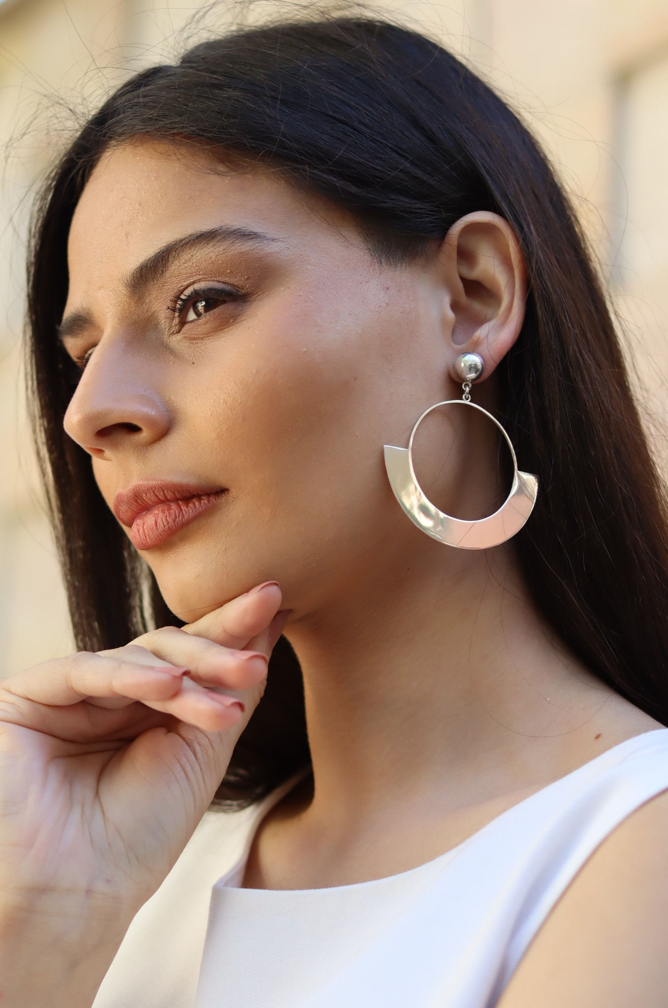 Brinco Arco Essere Prata