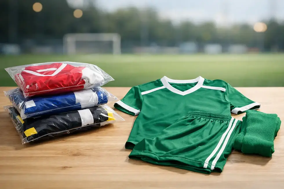 Paquetes de jerseys con short y medias