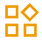 Four squares with one slightly crooked