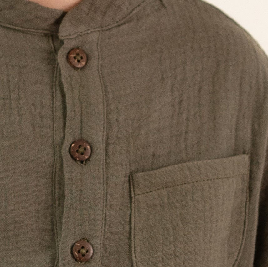 Miniatura: COLECCIÓN PÁJAROS NUDE Y AQUA Camisa verde