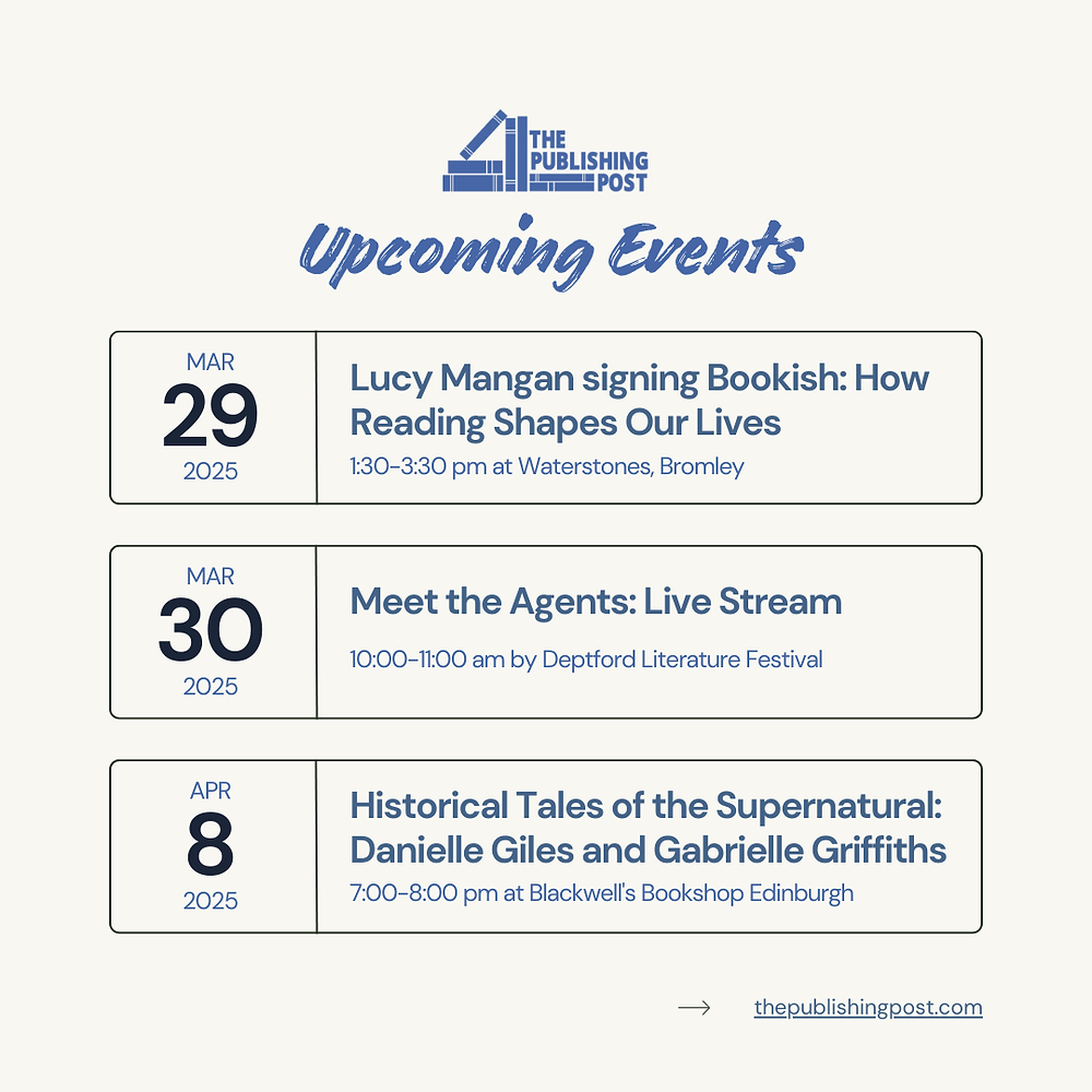 Upcoming Publishing Events (26 March to 9 April)