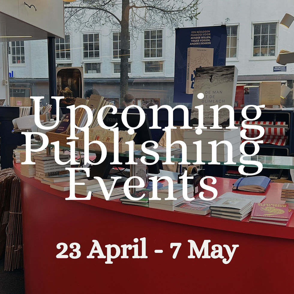 Upcoming Publishing Events (23 April to 7 May)