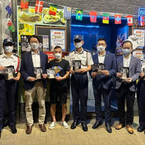 派發打擊非法外圍賭博海報及傳單張