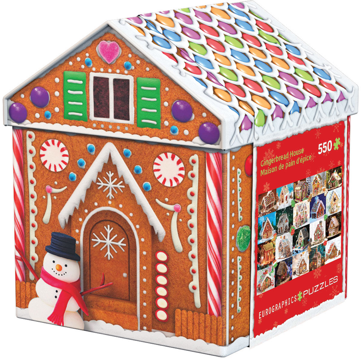 Puzzle - Gingerbread House Tin