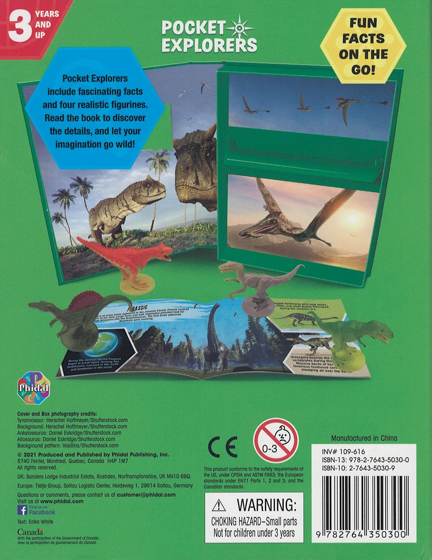 Thumbnail: Phidal Dinosaurs Pocket Explorers educational STEM toy se