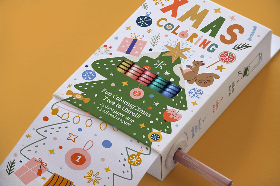 Scrollino -  XMAS Coloring