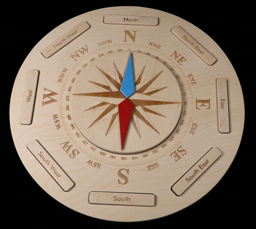 Creative Play - Wooden - Compass | Nature's Materials