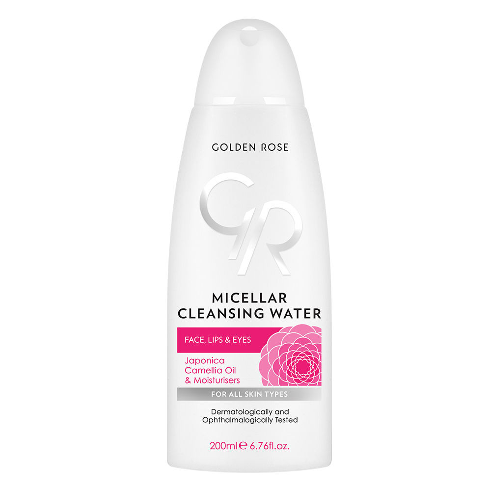 GOLDEN ROSE MICELLAR CLEANSING WATER FACE LIPS &EYES