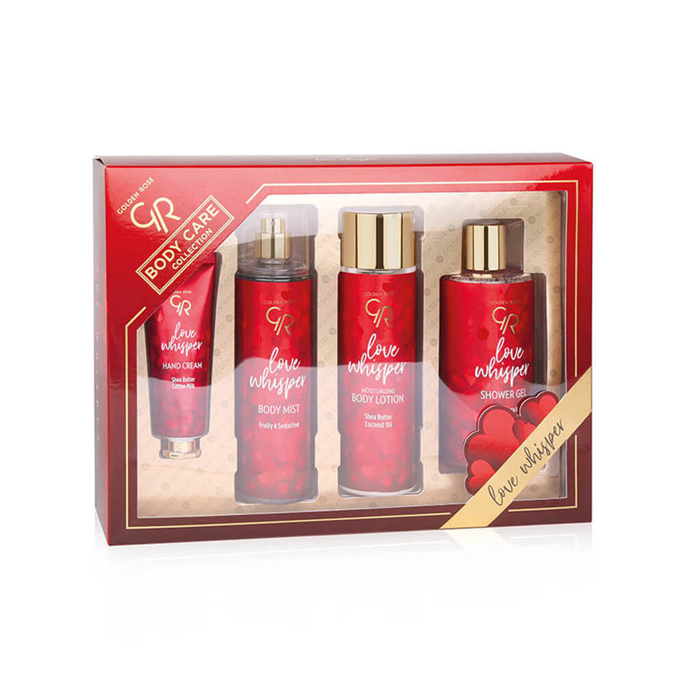 GR BODYCARE COLLECTION SET LOVE WHISPER (BODY LTION,MIST,SHOWER GEL,HAND CREAM)