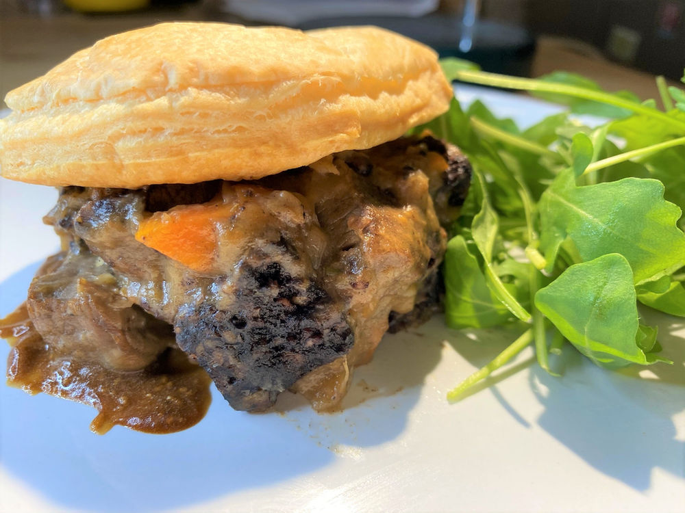 Black Pudding Steak Pie
