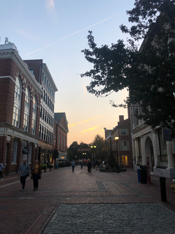 Sunset in "Witch Trial Town," Salem Village, Massachusetts