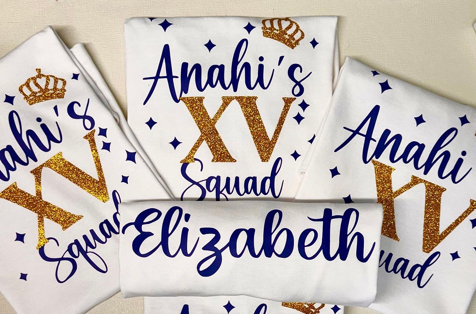 Miniatura: Camiseta de Quinceañera  y Chambelanes 