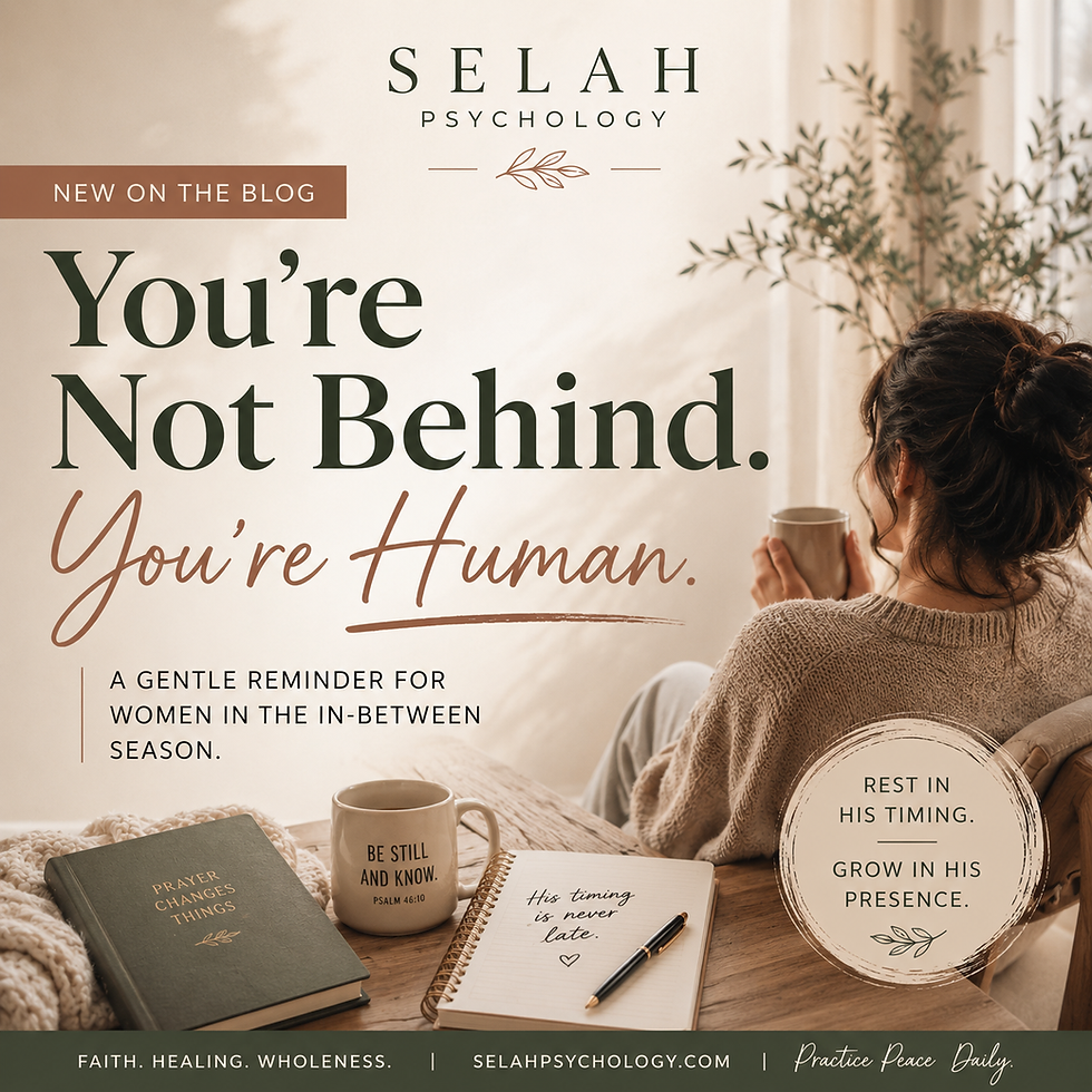 You’re Not Behind. You’re Human.
