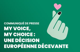 Le Centre d’Action Laïque fait part de sa déception quant à la décision de la Commission européenne au sujet de l’initiative citoyenne européenne My Voice, My Choice.    En effet, plutôt que de dégager des moyens permettant de faciliter l’accès à des soins d’avortement pratiqués dans des États membres au bénéficie des femmes ne pouvant en bénéficier dans leur propre pays, la Commission fait preuve d’un cynisme sans nom. Les États qui veulent financer ce type de soins peuvent le faire mais à la condition d’introduire un projet en ce sens dans leur programmation Fonds Social Européen. En d’autres mots, il faut que les États volontaires fassent un choix en « sacrifiant » une politique sociale destinée à leurs citoyens pour pouvoir venir en aide à des femmes d’autres pays. La Commission organise dans les fait une mise une concurrence des droits de personnes en situation de fragilité.    Dans ces conditions, il semble peu probable que beaucoup d’États avancent dans le sens proposé par la Co