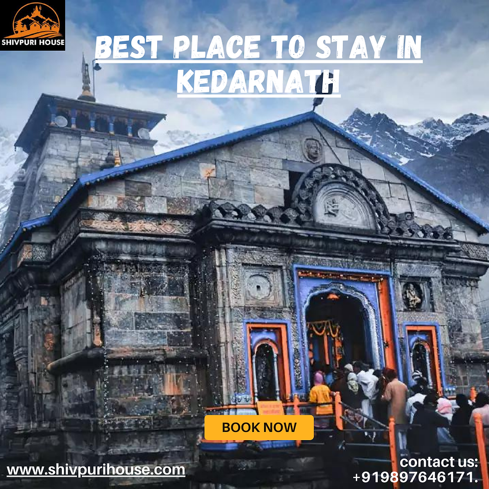 best place to stay in kedarnath