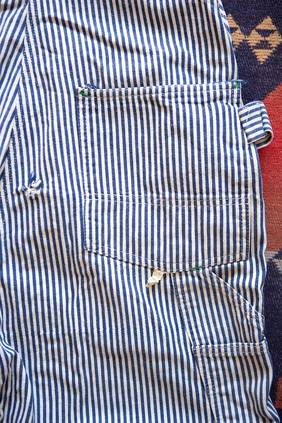 Thumbnail: 1950's Big Smith Hickory Stripe Overalls