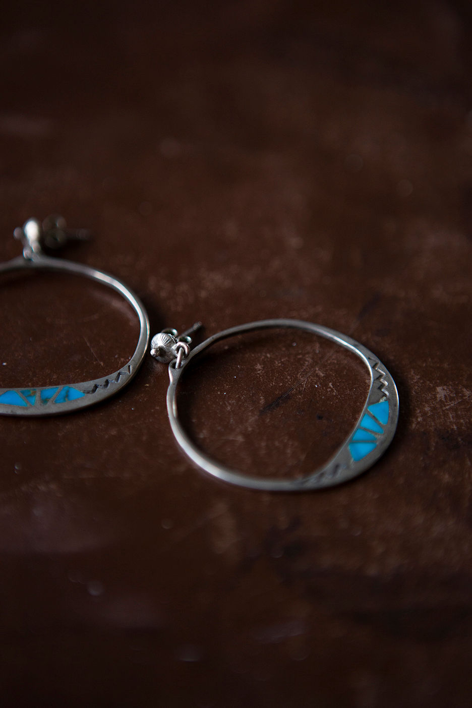 Thumbnail: Native American Inlay Earrings