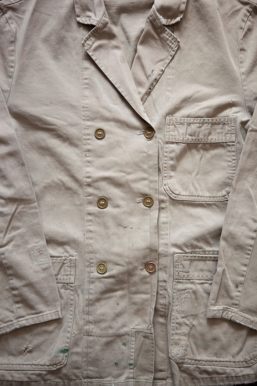 Thumbnail: 1960's Dutch Double Breasted Selvedge Work Jacket