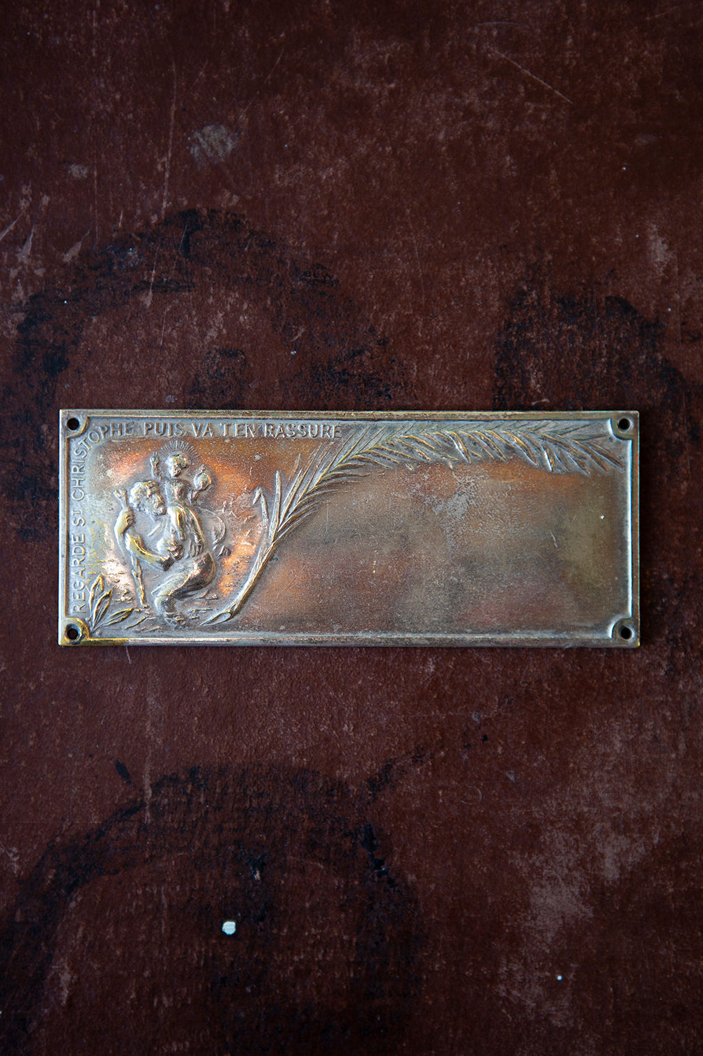 St Christopher Car Dashboard Plaque