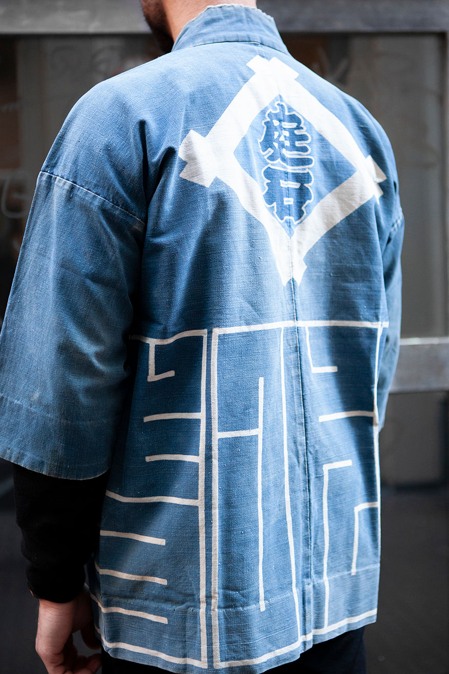 Thumbnail: Antique Japanese Indigo Hanten