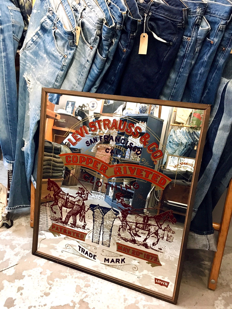 Vintage Levi’s Mirror